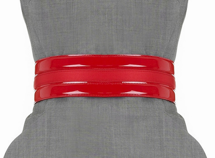ベルト ALEXANDER MCQUEEN Woman Belt Red 8153011HB77 6408 Women's McQueen T-Bar Hip Belt in Red | McQueen NL